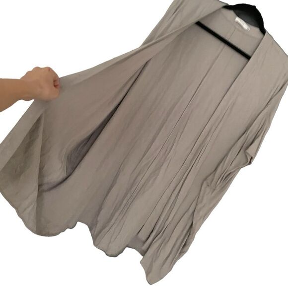 ARITZIA Talula Blouse Kimono Open Front Cardigan Duster Oversized Mauve M - Picture 5 of 9